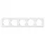 Рамка 5г. гориз. Primera белая 3025 (LUXEL) - миниатюра 1