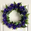 Интерьерный цветочный венок Hvoya Ирис - миниатюра 1