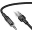 Аудiокабель Hoco UPA27 Spirit transparent digital audio conversion cable iP чорний - мініатюра 1