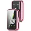 Чехол-накладка DK для Samsung Galaxy Fit3 (R390) Silicone Face Case (pink rose) - миниатюра 2