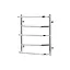 Полотенцесушитель водяной Kroner Микс ДМ03 600x530/5 CV014729, Хром, нижнее - миниатюра 1