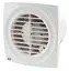Вентилятор вытяжной бытовой Vents 100 ДЛ с сеткой от насекомых на шариковых подшипниках белый - миниатюра 1