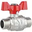 Кран кульовий Thermo Alliance Forte 1/2" ЗЗ прямий, PN40, метелик SF606W15 - мініатюра 1