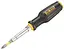 Отвертки FULL FIT 6 Way, с битами 2 шт, рукоятка двухкомпонентная, 75мм DeWALT hoz0014172 - миниатюра 2