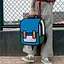 Рюкзак стильный 2Д Синий Stylish Backpack 2D Blue 40x36x12 - миниатюра 2