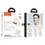 Беспроводные TWS наушники Hoco EA4 открытые, BT5.3, 60mAh, 500mAh, 6h milky white - миниатюра 4