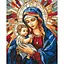 Картина по номерам на подрамнике Brushme Матерь Божья с Младенцем - миниатюра 1