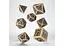 Набір кубиків Celtic 3D Revised Beige & black Dice Set , 7 шт. (SCER18) - мініатюра 2