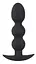 Анальна пробка Orion Black Velvets Heavy Beads 13.3 см (чорний) - мініатюра 1