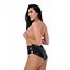 Трусики Me You Us Latex Crotchless Panties S (чорний) - мініатюра 2