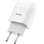 Зарядний пристрій Hoco C72A Glorious (1USB, 2.1А) White (6931474712899) - мініатюра 1