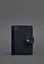 Кожаная обложка для паспорта 3.0 темно-синяя - миниатюра 2