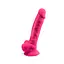 Вибратор Silexd Dildo Model 1 Size 8" LRS, 20 см (розовый) - миниатюра 7