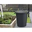 Бак для сміття Prosperplast Smooth 120 л чорний - мініатюра 4
