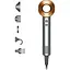 Фен Dyson HD07 Supersonic Nickel/Copper (389922-01) - миниатюра 1