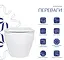 Унитаз подвесной Qtap Jay Ultra Quiet White, с сиденьем Slim Duroplast/Soft-close/Release QT07335175W - миниатюра 2