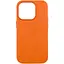 Кожаный чехол Leather Case AAA with MagSafe and Animation для Apple iPhone 14 Pro 6.1 Orange - миниатюра 1