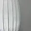 Дизайнерський світильник із полімерним овальним абажуром Ø28x55 см Line F AK05-280 x 550 Білий - мініатюра 3