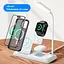 БЗП Usams US-CD195 15W 4in1 Wireless Charging Holder With Table Lamp White - мініатюра 6