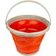 Ведро силиконовое Tramp складное 10 L Оранжевый (TRA-TRC-091-ORANGE) - миниатюра 1