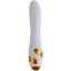 Вібратор-кролик з флогером Lockink Sevanda Whip Vibrating Massage Wand - White & Golden - мініатюра 3