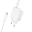 Мережевий зарядний пристрій з кабелем Borofone BN26 Fuente single-port PD20W charger set (C to C) (EU) білий - мініатюра 3