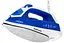 Гладильный утюг ROTEX RIC20-S Super Glide Антипригарное покрытие 1600Вт Вертикальное отпаривание Синий/Белый - миниатюра 5