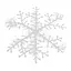 Снежинка одинарная 13 см - миниатюра 2