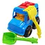 Детский песочный набор "Автобус-бусик" Colorplast 0091 лопатка, грабли Синий - миниатюра 1