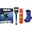 Подарочный набор Gillette Fusion 5: станок для бритья мужской Proglide Flexball с 2 сменными картриджами + гель для бритья для чувствительной кожи 200 мл + носки - миниатюра 1