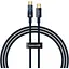 Кабель Baseus Explorer Charging Cable USB-C to USB-C 100W with Auto Shutdown 2 м Deepsea голубой - миниатюра 1