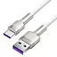 Дата кабель Baseus Cafule Metal Data USB to Type-C 66W (2m) (CAKF0002) White - мініатюра 2
