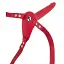 Страпон із вібрацією Fetish Tentation Vibrating Strap-On with Dildo Red - мініатюра 1