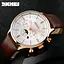 Мужские классичесие часы Skmei 9117 White Gold - миниатюра 7