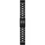 Ремінець Garmin QuickFit 22 Watch Bands Vented Titanium Bracelet with Carbon Grey DLC Coating (010-12863-09) - мініатюра 1