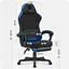 Крісло Cabro C504 Black-Blue (тканина) - мініатюра 7