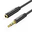 Кабель аудио Vention 3.5 mm удлинитель 0.5 м Black (BBZBD) - миниатюра 1