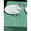 Скатертина в клітинку для столу Зефір 220х150 см Зелена - мініатюра 7