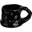 Кружка фарфоровая Lucky 500 мл черный FM-11B - миниатюра 1