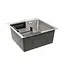 Кухонная мойка Platinum Handmade 500x500x220 (толщина 3,0/1,5 мм корзина и дозатор в комплекте), Нержавеющая сталь - миниатюра 2