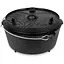 Котелок-жаровня чугунная Petromax Dutch Oven ft 12 на ножках 10.8 л (1017-ft12) - миниатюра 1