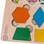 Пазл деревянный Zirka Цифры-фигуры цветные (341780) - миниатюра 2
