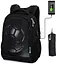 Шкільний рюкзак підлітковий чорний для хлопчика Winner / SkyNam 57-35 для старшокласників - мініатюра 1