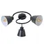 Светильник Brille настенный-потолочный спот поворотный накладной HTL-208/3G E14 BK/Cooper - миниатюра 1