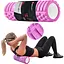Роллер массажер (валик, ролик) Hop-Sport EVA 45см розовый - миниатюра 3