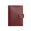 Шкіряна обкладинка для паспорта 5.0 (з віконцем) бордова Краст - мініатюра 7