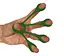 Фитнес-тренажер для пальцев Finger Exerciser Medium, средний Qmed fit0025162 - миниатюра 2