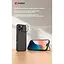Чохол-накладка Comma для Apple iPhone 16 Pro Kevlar Series Magsafe Silicone Case (black) - мініатюра 3