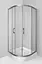 Душевая кабина AM.PM Bliss Round 3/4 90x90 без поддона, профиль матовый хром, прозрачное стекло W56G-301-090MT - миниатюра 2