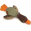 Іграшка для собак Camon качка полотняна з пищалкою 35 см (AH4026) - мініатюра 2